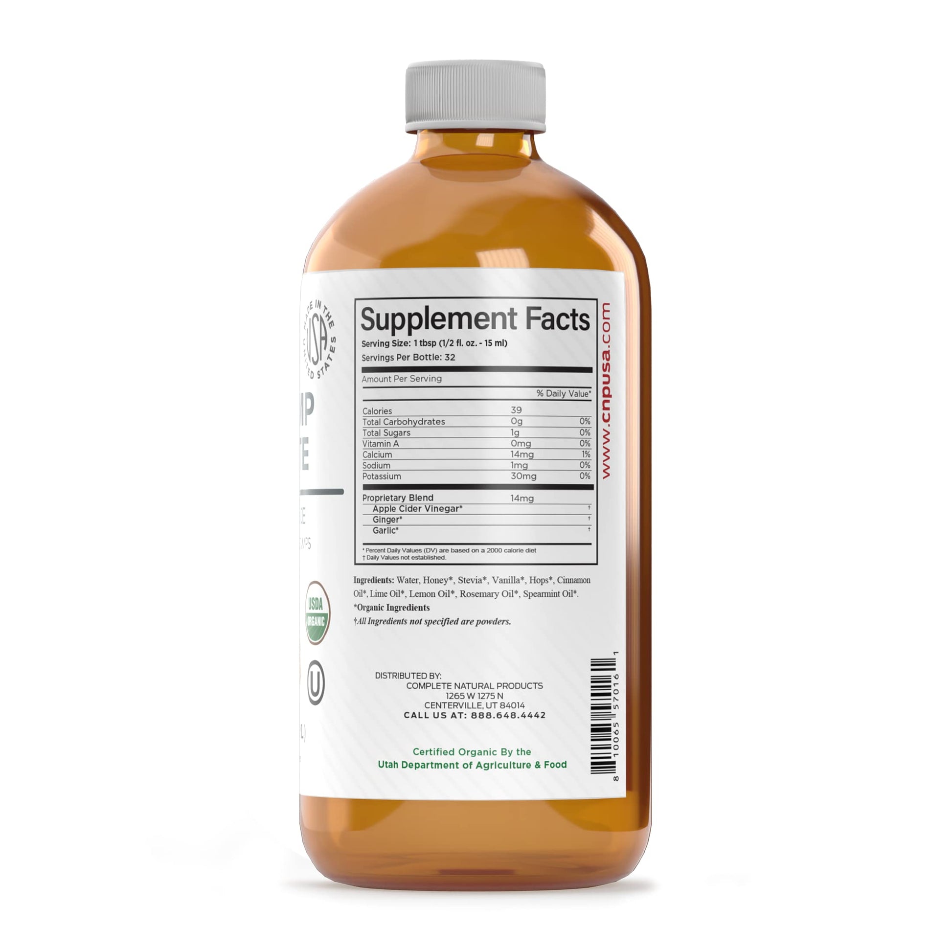 Organic Amish Leg Cramp Relief Liquid 16oz - Natural Muscle and Foot Support Supplement with Apple Cider Vinegar, Ginger, Garlic, Aloe, Fast Cramp Reducing Formula, Certified Organic, Made in USA Complete Natural Products uk supplements