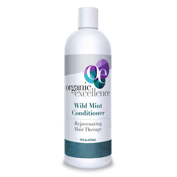 Organic Excellence Wild Mint Conditioner, 16 Fluid Ounce Organic Excellence uk supplements