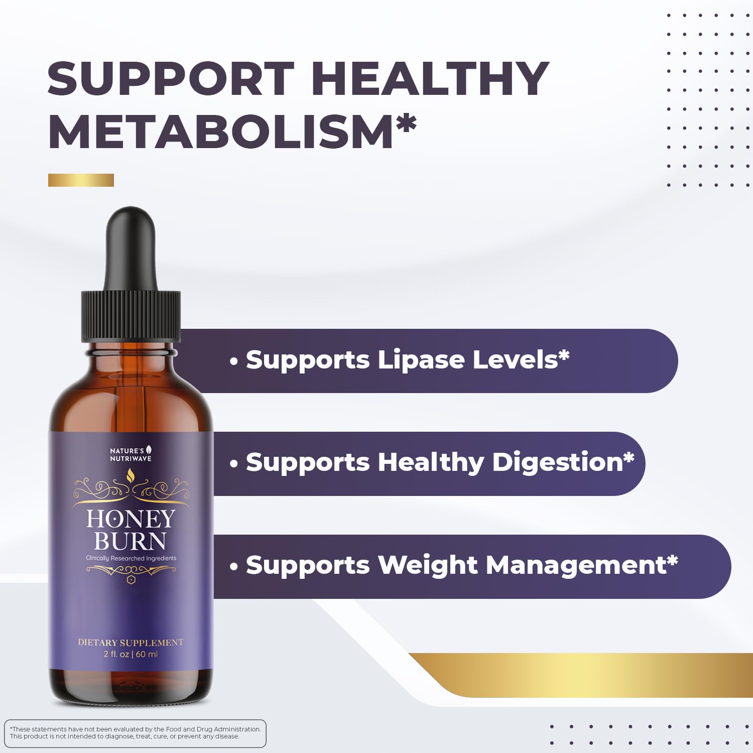 HoneyBurn Purple Honey – Natural Daily Supplement with 11 Plant & Bee-Based Ingredients – Supports Healthy Digestion & Balanced Body Routine – 60 ml, 30 Servings, 1 Month Supply Nature’s NutriWave uk supplements