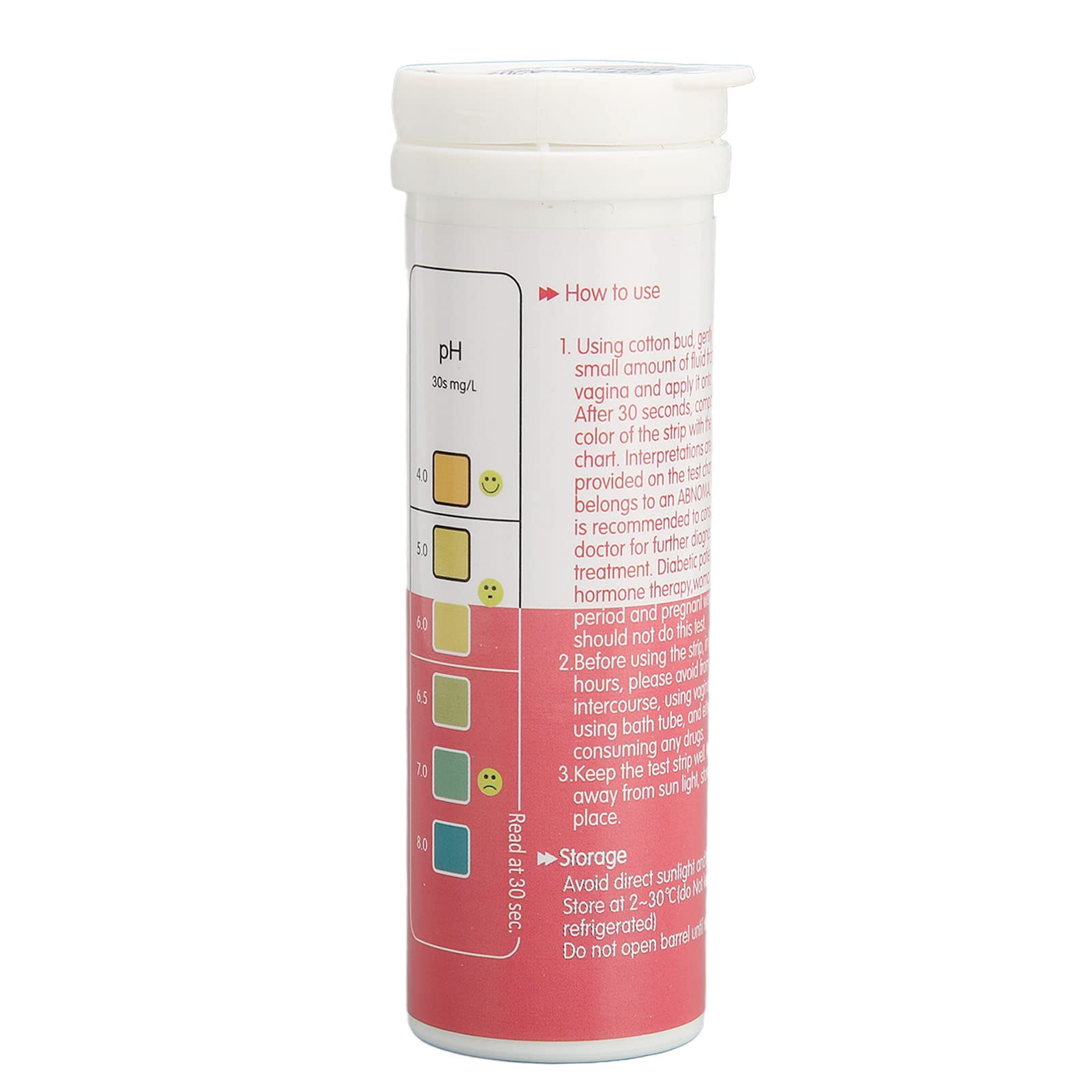 100pcs Disposable Vaginal Health PH Test Strips, pH Test Strips for Women Monitor Feminine Brrnoo uk supplements