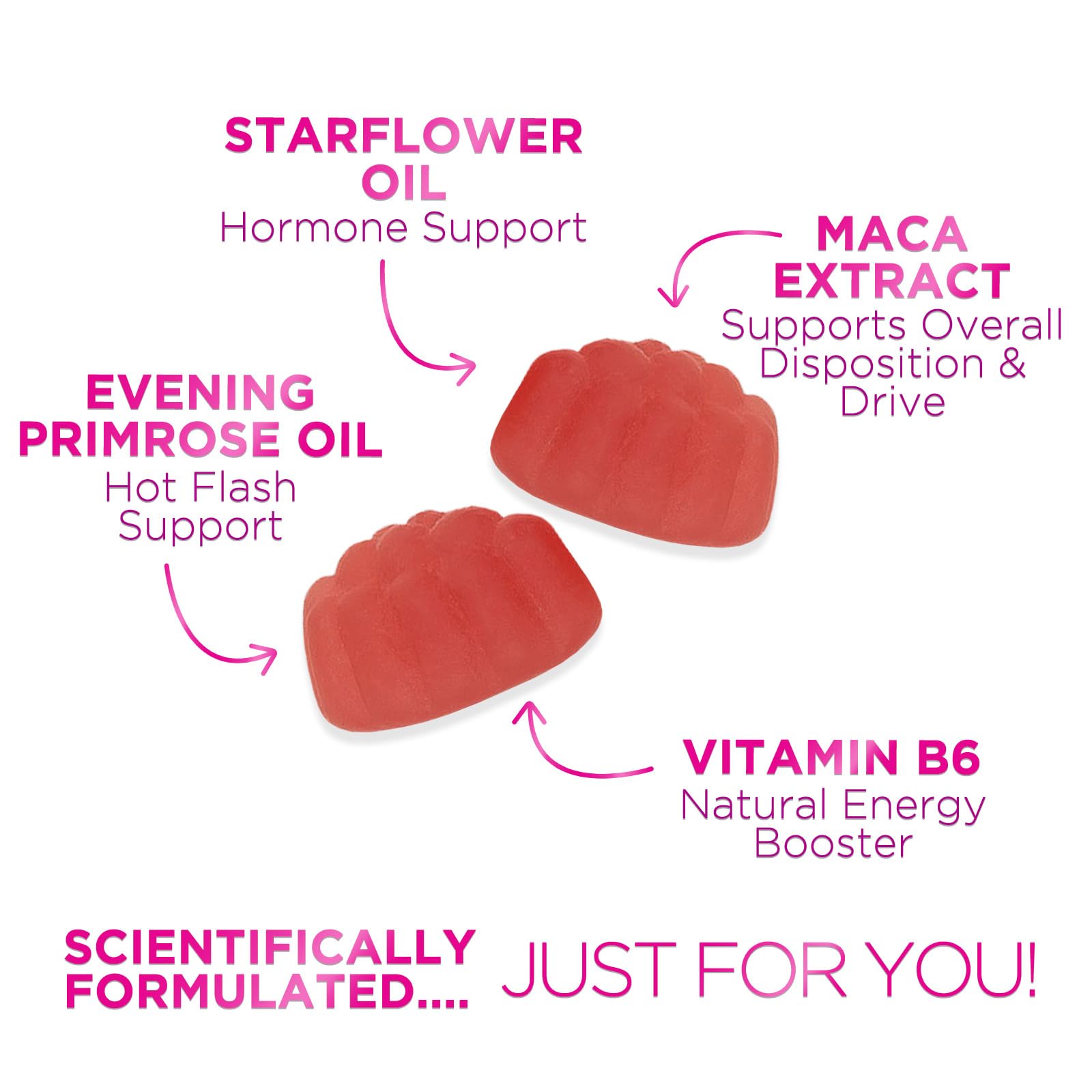 Nature's Glow Menopause Relief Vitamin Gummy for Women - Effective Menopause Nature's Glow uk supplements