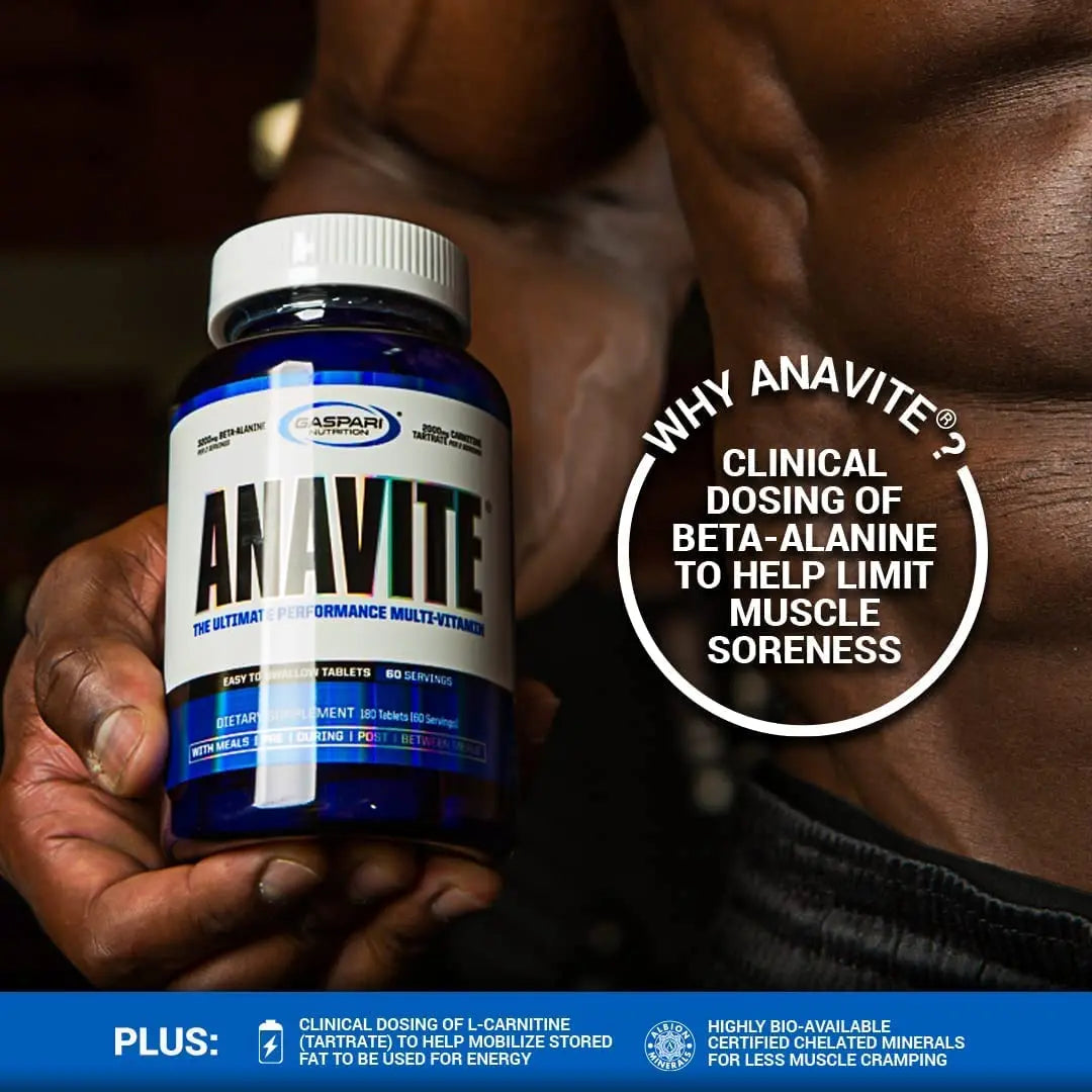 Gaspari Nutrition Anavite, Full Spectrum Multi-Vitamin Packs, Anavite Multivitamins, CLA, Omega 3s, Proven Gut, and Proven Liver Detox Gaspari Nutrition uk supplements