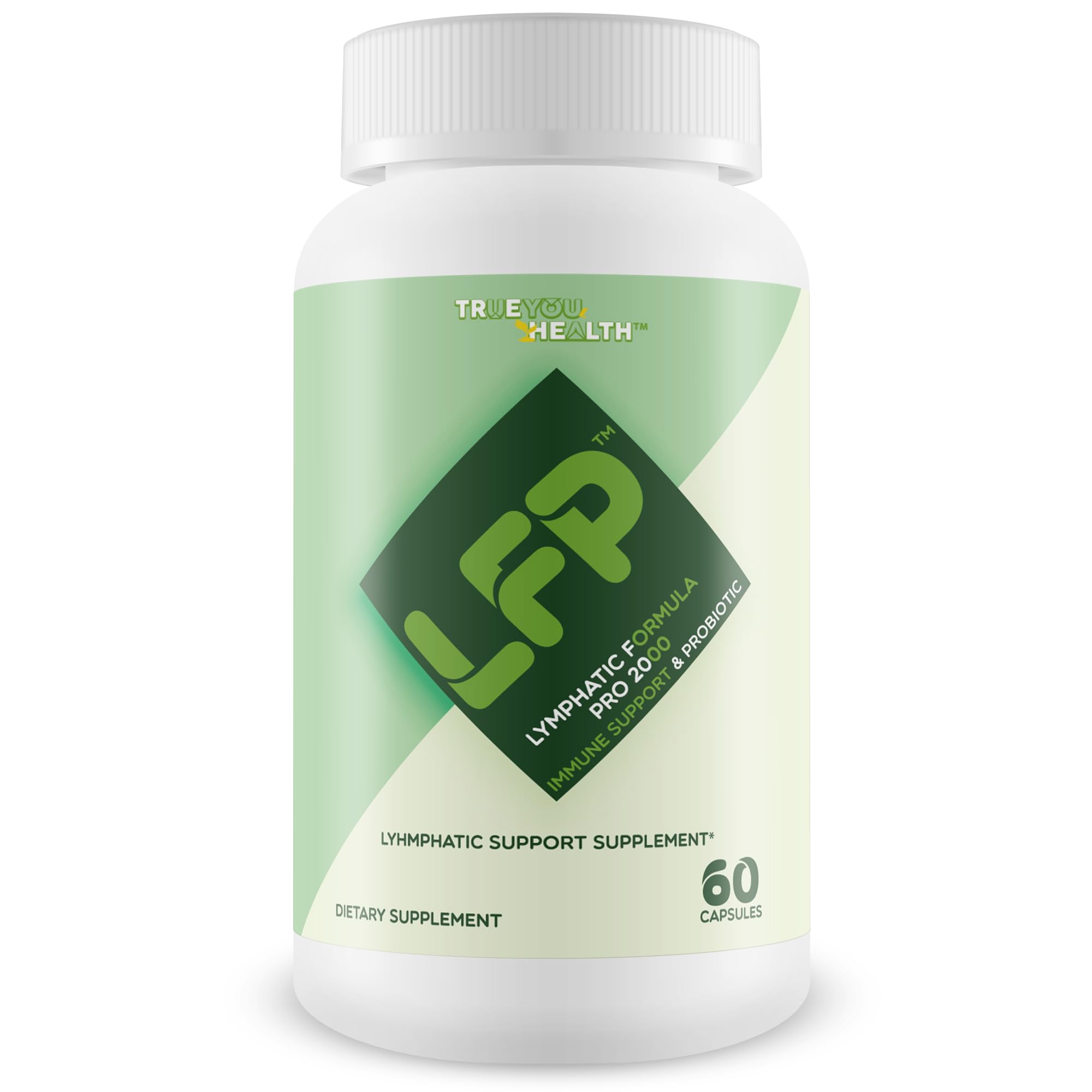 LFP - Lymphatic Formula Pro 2000 Immune Support & Probiotic - Lymphatic Support Supplement to Promote Healthy Immune System & Lymphatic Function - Aid Immune Response, Gut Health, & Overall Health True You Health uk supplements