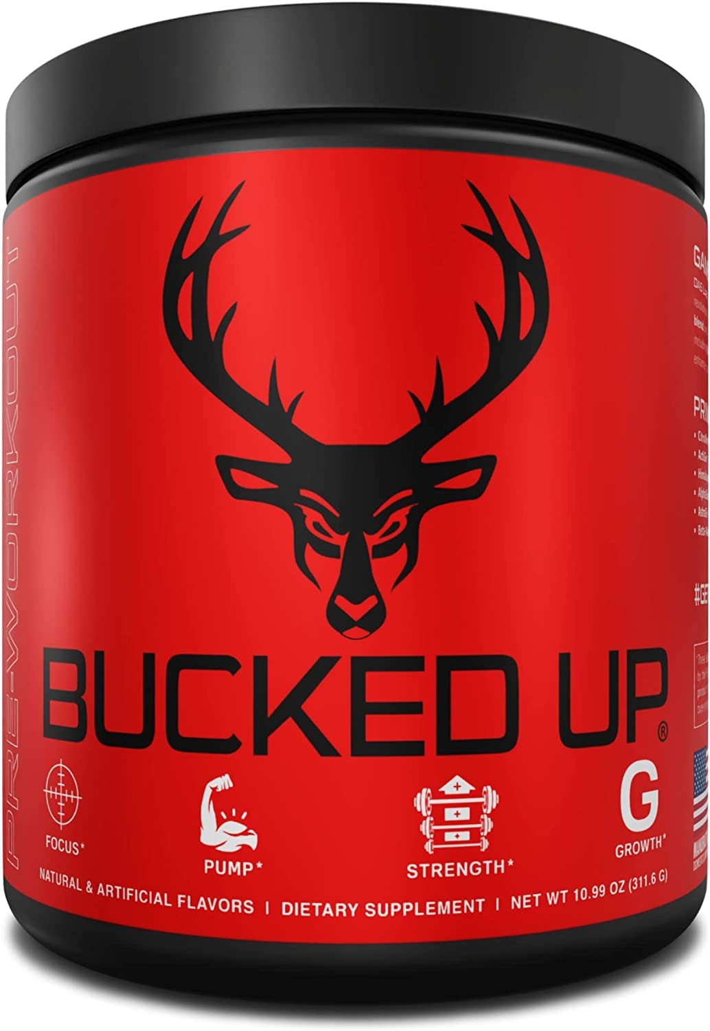 Bucked Up Pre Workout 6 Grams Citrulline, 2 Grams Beta Alanine, and 3 Other Registered Bucked Up uk supplements