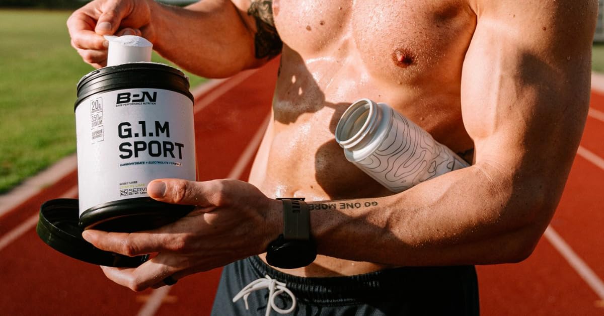 BARE PERFORMANCE NUTRITION, BPN G.1.M Go One More Sport, Endurance Training Fuel, Superior Carbohydrate & Electrolytes Powder Formula, Reduce Fatigue, Lemon Lime, 25 Servings BARE PERFORMANCE NUTRITION uk supplements