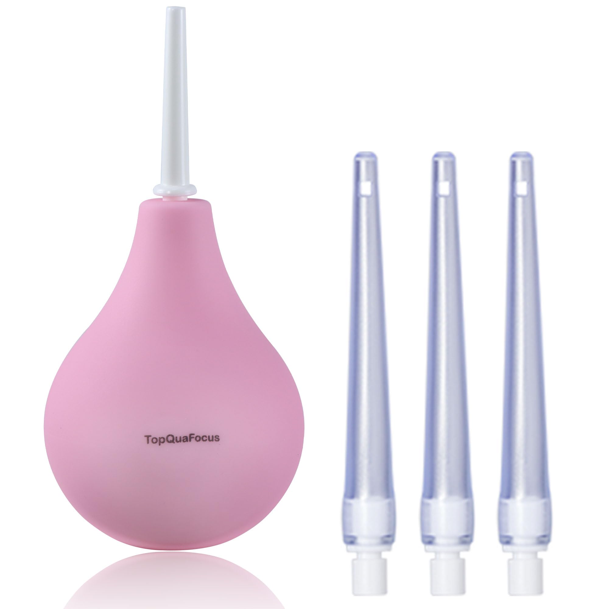 TopQuaFocus 8oz Enema Bulb Kit Anal and Vaginal Douche Bulb for Men Flushing System Enemas Silicone TopQuaFocus uk supplements