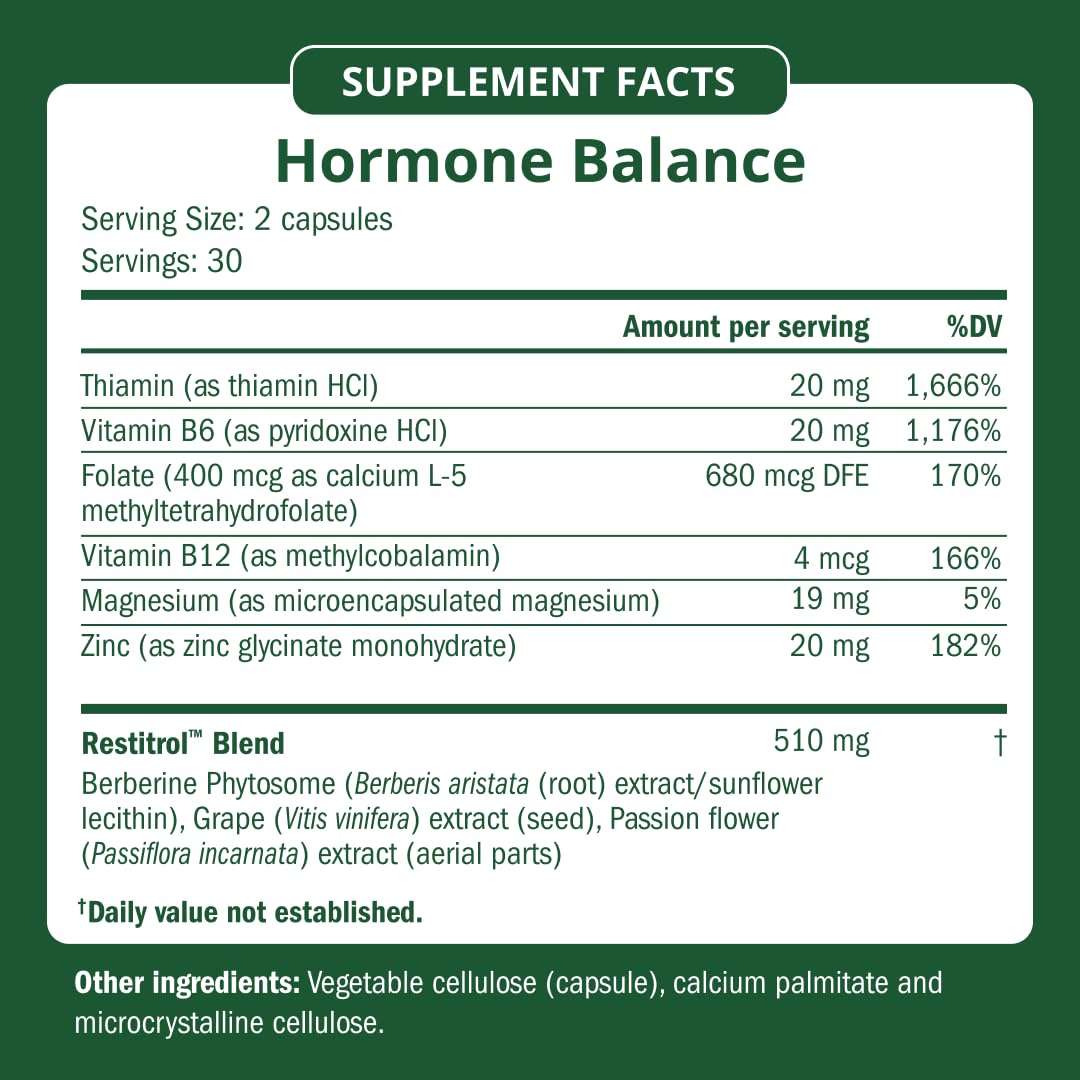Semaine Hormone Balance – Clearer Skin, Enhanced Moods, Deeper Sleep & Happier Hormones. Hormone-Free, Vegan Capsule, Multi-Symptom Support (60 ct) Semaine uk supplements