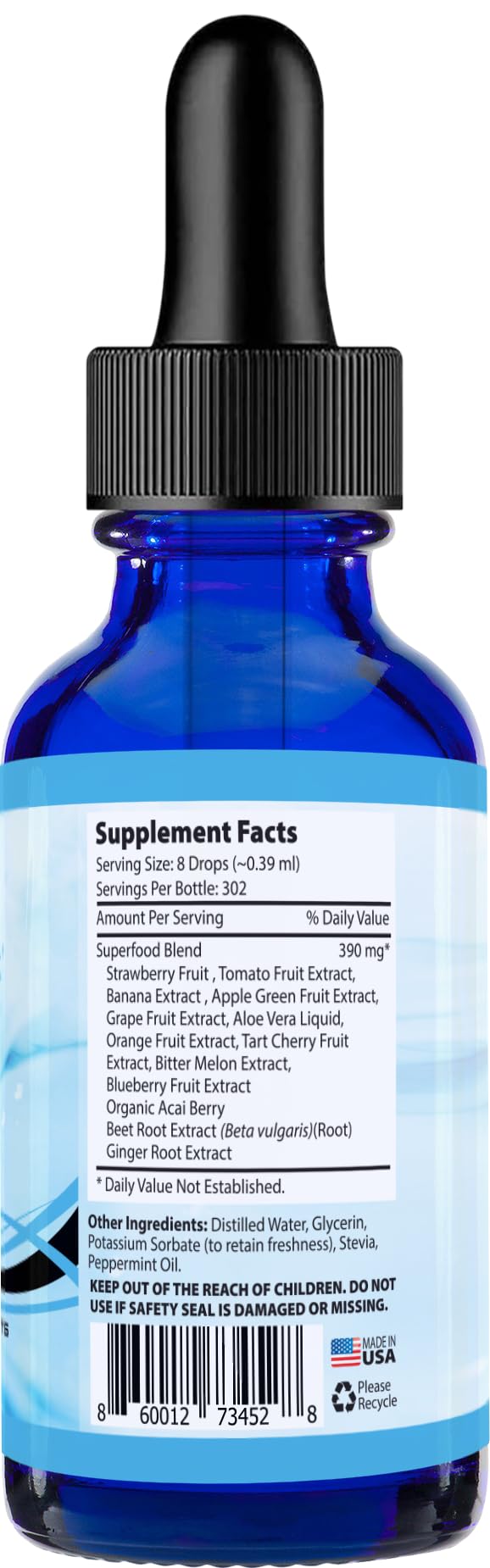 Absonutrix Superfood Extract 390 mg, 4 Oz Liquid, 302 Servings, Made in USA, Quick Absorption, Quality Potent Ingredients, Non-GMO, GMP Certified, Cruelty-Free Products Absonutrix uk supplements