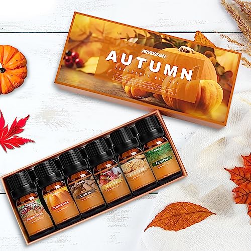 Autumn Fragrance Oil Set, Premium Fall Essential Oils for Diffuser and Candle Making -Cinnamon ARVIDSSON uk supplements