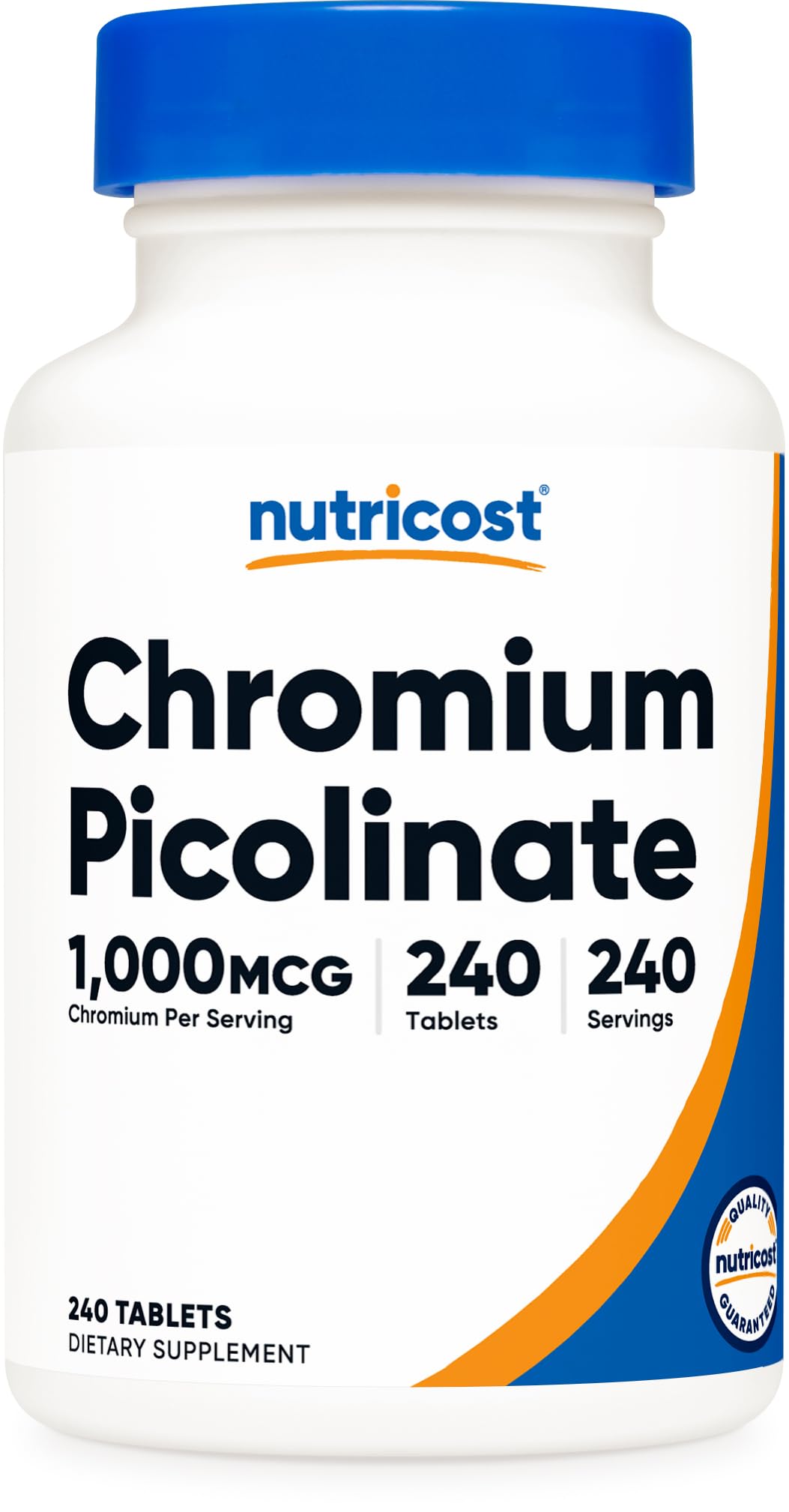 Nutricost Chromium 1000mcg, 240 Tablets - Gluten Free, Non-GMO Nutricost uk supplements