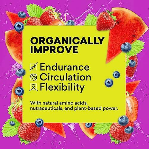 EBOOST POW Natural Pre Workout Powder - 20 Servings - Berry Melon Fizz - Pre Workout EBOOST uk supplements