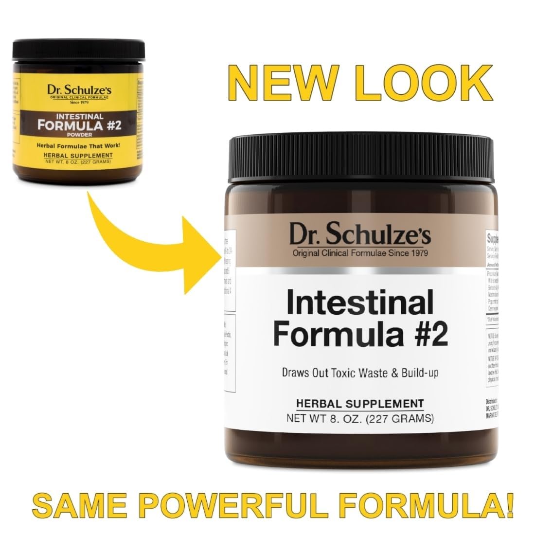 Dr. Schulze's Intestinal Formula #2 - Cleansing Supplement for Colon Health Support - Supports Daily Elimination - Plant-Based Herbal Supplement - Gluten-Free & Vegan - 8 oz Dr. Schulze's uk supplements