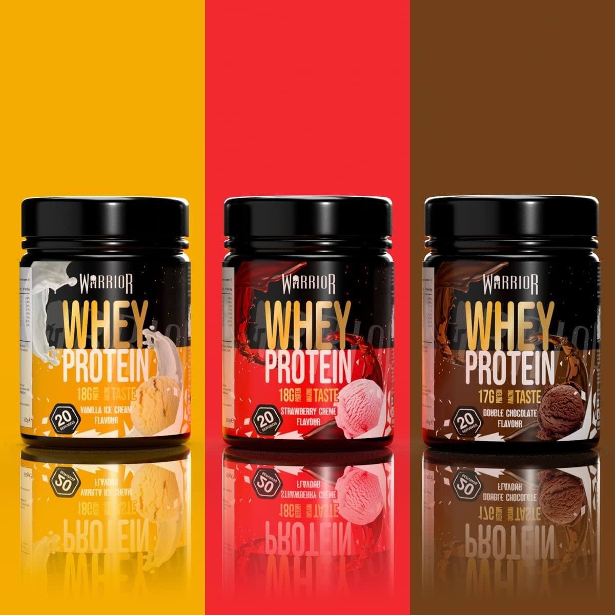 Warrior Whey Protein Powder – Up to 36g* of Protein Per Shake – Low Sugar, and Low Carbs Warrior uk supplements