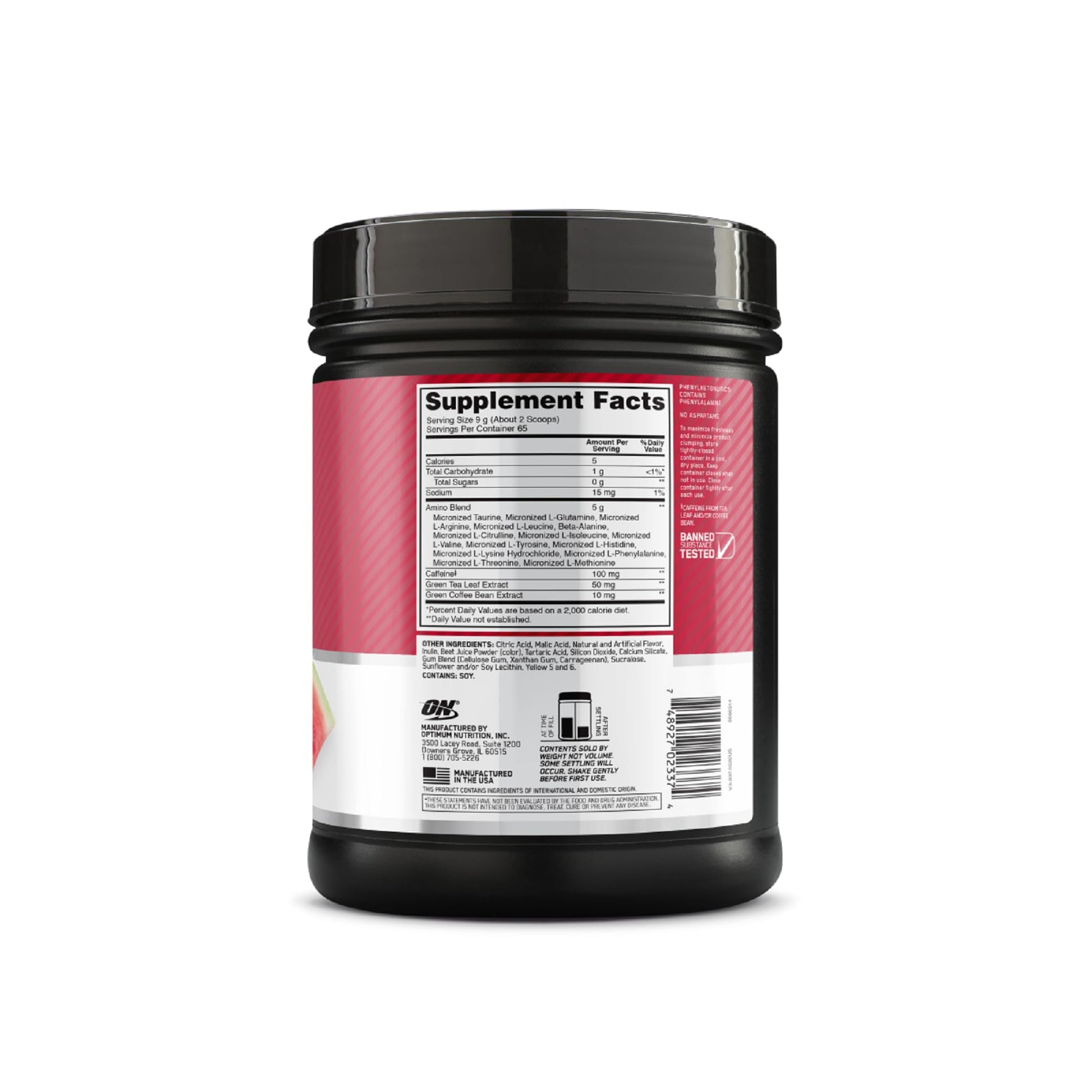 Optimum Nutrition Amino Energy - Pre Workout with Green Tea, BCAA, Amino Acids Optimum Nutrition uk supplements