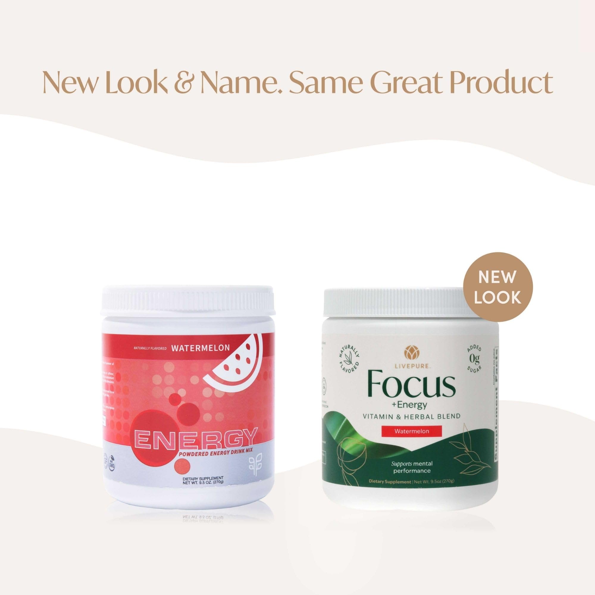 PURE Focus + Energy Tub Drink Mix | Natural Caffeine & Antioxidants from Botanicals | Supports Alertness, Clarity & Energy | Zero Sugar, No Artificial Sweeteners | 9.5 oz | Watermelon Flavor PURE uk supplements
