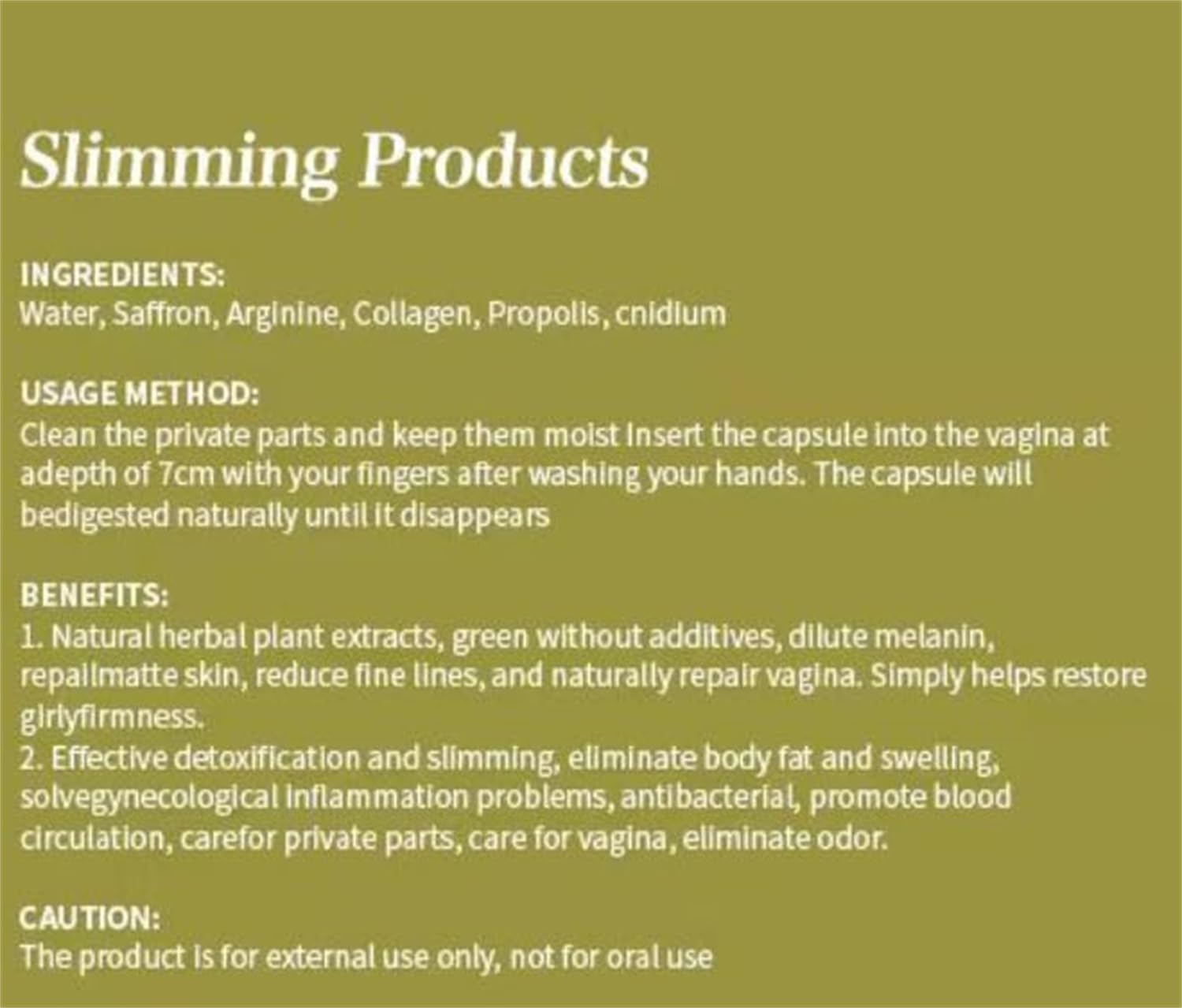 Natural Repair Vagianal Capsules, Anniecare Instant Anti-Itch Detox Slimming Products GDSAFS uk supplements