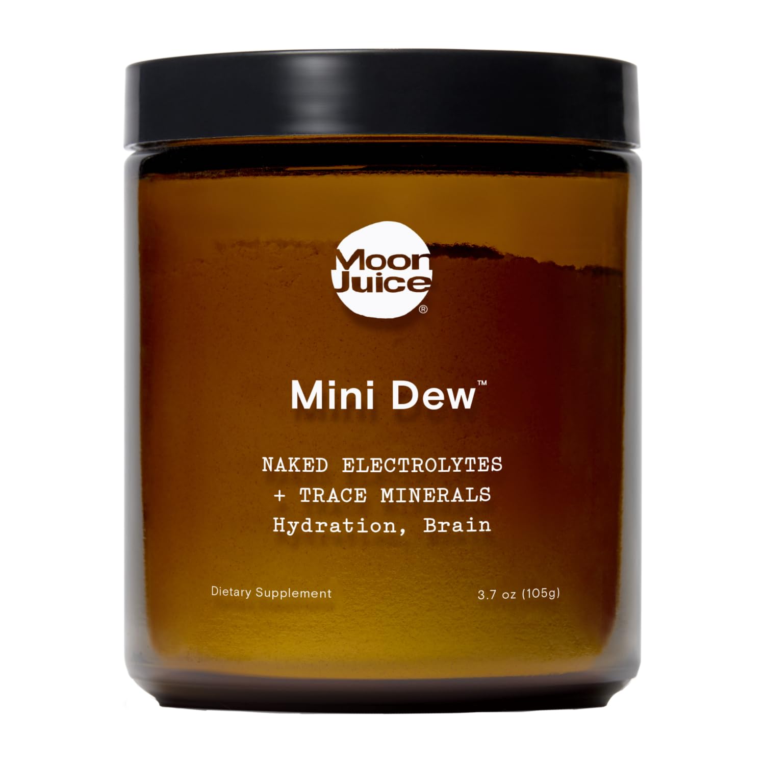 Moon Juice Mini Dew Electrolytes Powder - Sugar Free Minerals & Electrolyte Hydration Powder for Instant Hydration & Brain Support - Magnesium, Calcium, Potassium, Pink Salt, Unflavored, 30 Servings Moon Juice uk supplements