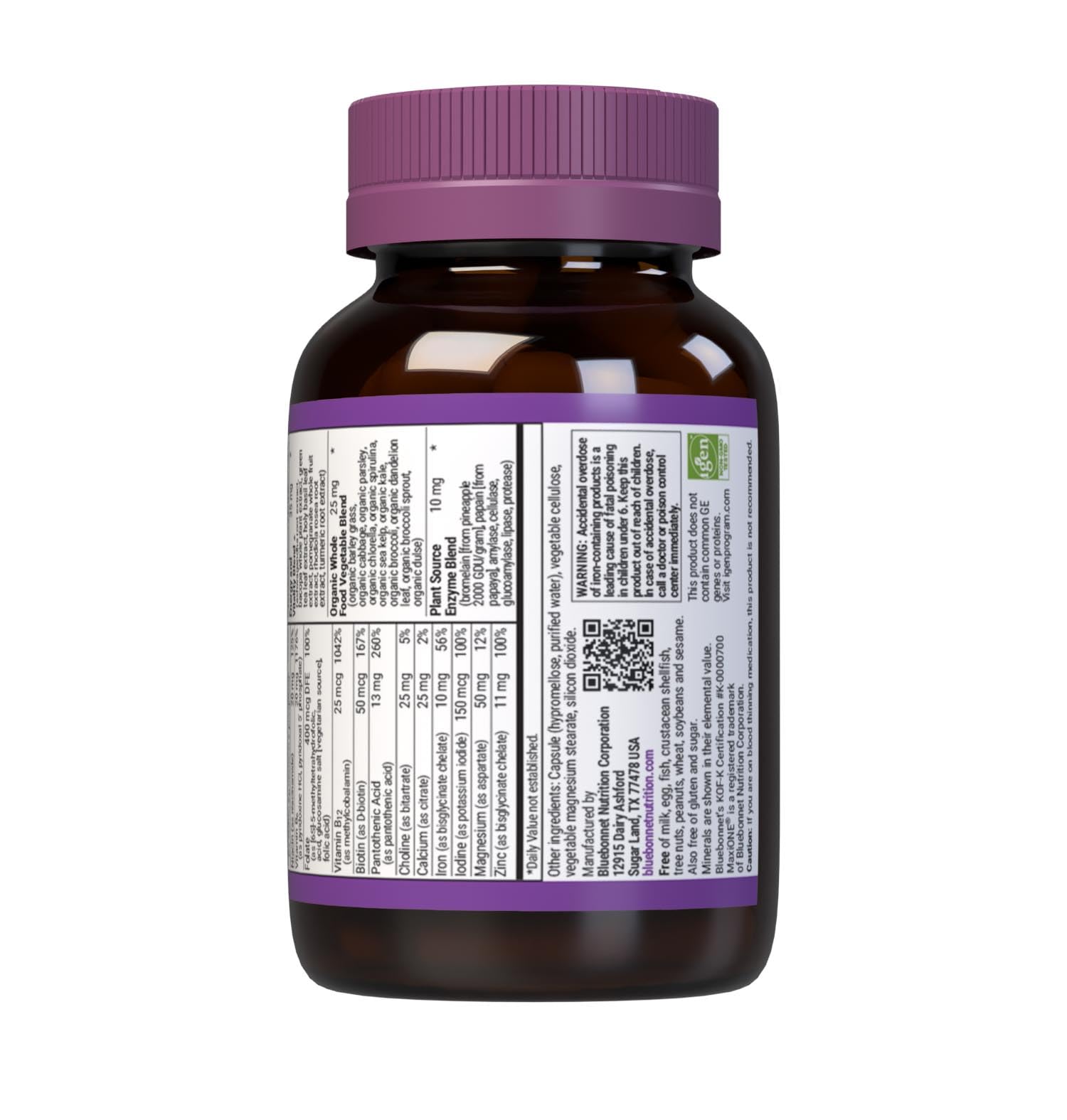Bluebonnet Maxi One Iron Caplets, 30 Count (743715001107) BlueBonnet uk supplements