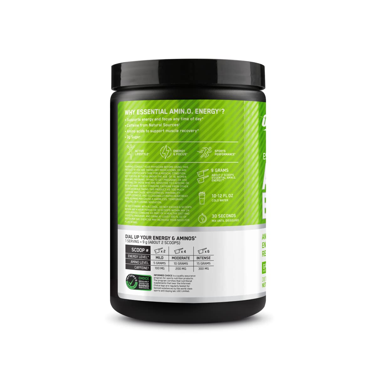 Optimum Nutrition Amino Energy - Pre Workout with Green Tea, BCAA, Amino Acids Optimum Nutrition uk supplements