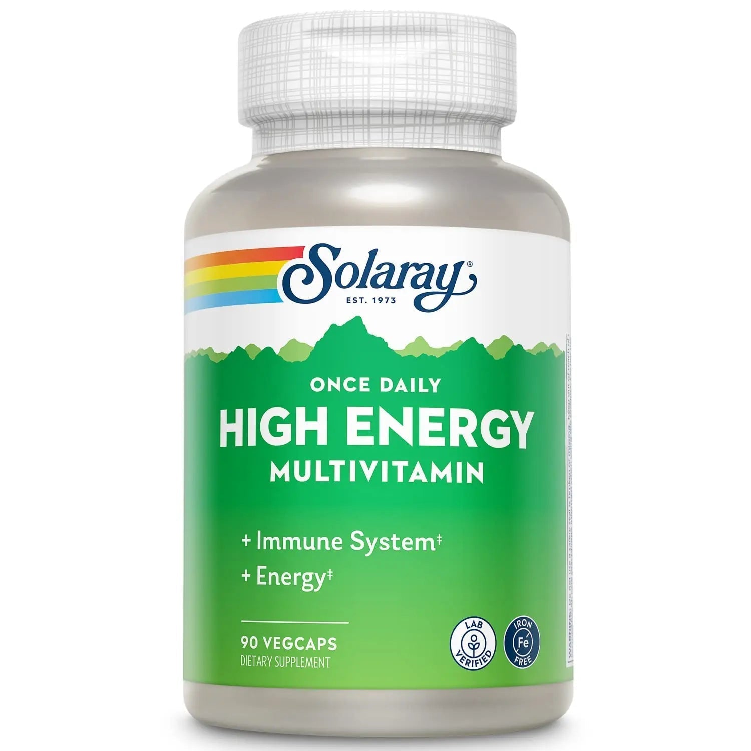 SOLARAY Once Daily High Energy Multivitamin, Iron Free, Immune System and Energy Support, Whole Food and Herb Base Ingredients SOLARAY uk supplements