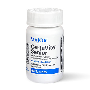 MAJOR CertaVite Senior Multivitamin with Antioxidants – Multivitamin for Women and Men with Beta-Carotene, Iron MAJOR uk supplements