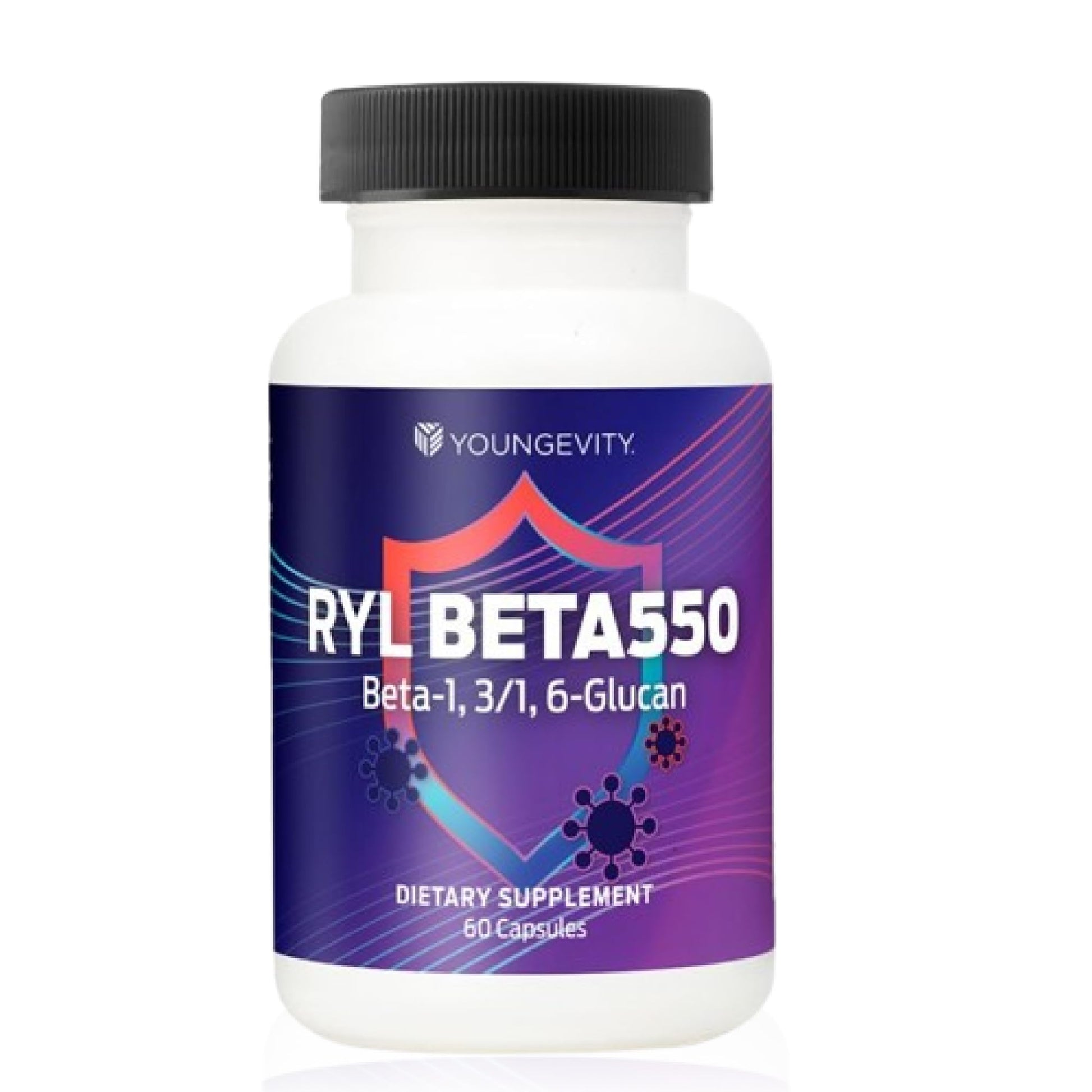 Youngevity RYL Beta550 Beta 1, 3-D Glucan Immune Support - 60 Capsules (Pack of 1) Youngevity uk supplements