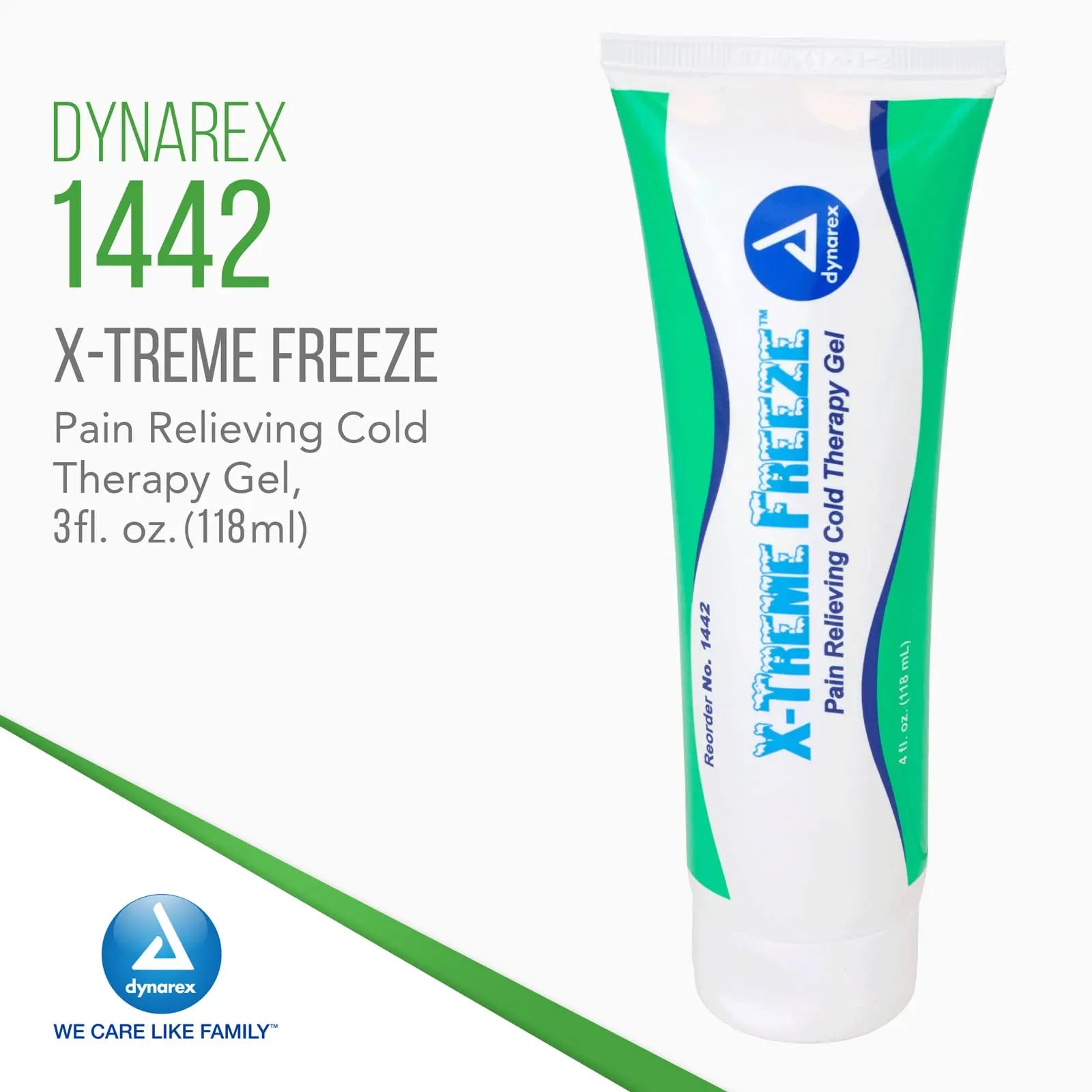 Dynarex X-treme Freeze Pain Relieving Cold Therapy Gel 4oz. Tube 1442 Dynarex uk supplements