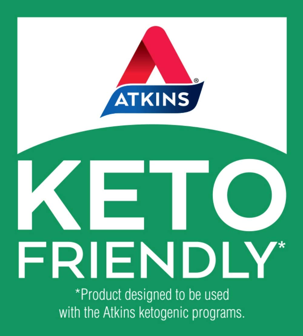 Atkins Peanut Caramel Cluster Bar, Dessert Favorite, High in Fiber, 3g Net Carb, 1g Sugar Atkins uk supplements