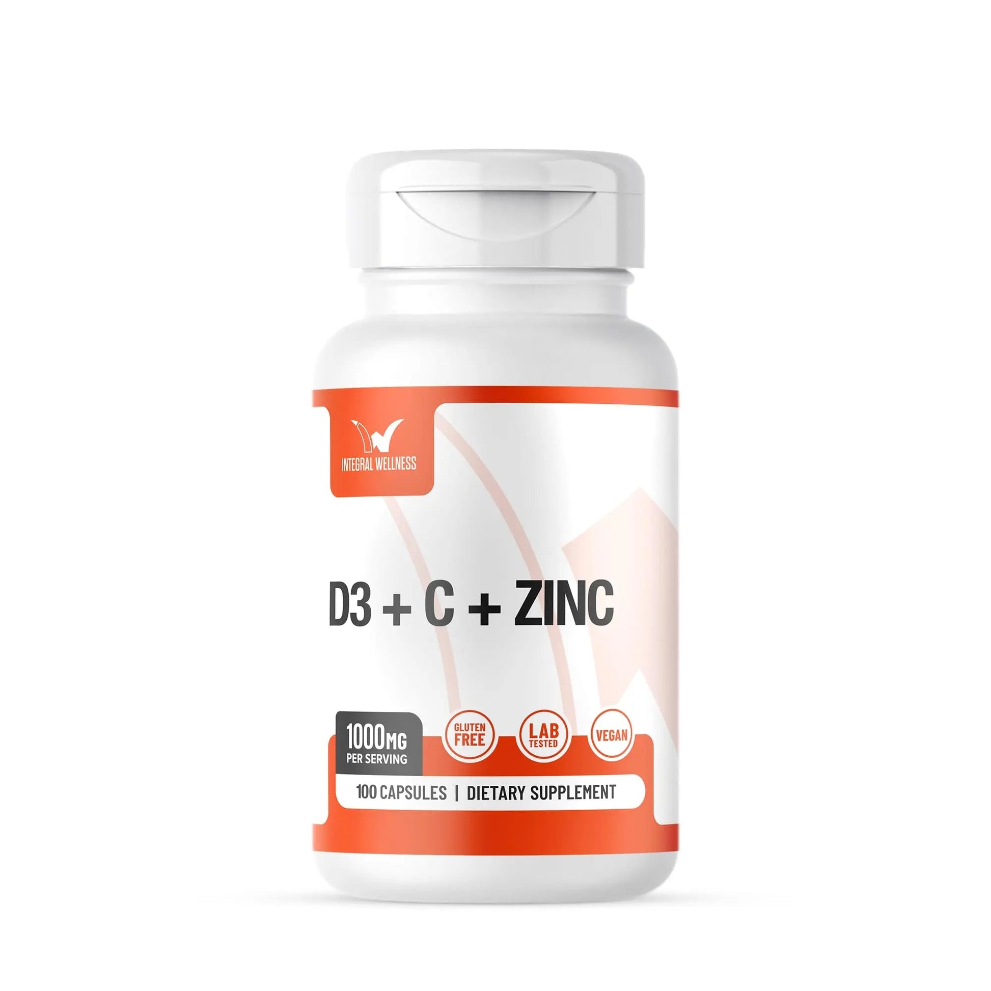 Integral Wellness - Vitamin Complex w/Vitamin D3, C, K2 and Zinc (100 Capsules) - Filler Free, 3rd Party Tested, Clinically Dosed, Bioavailable Forms Integral Wellness uk supplements