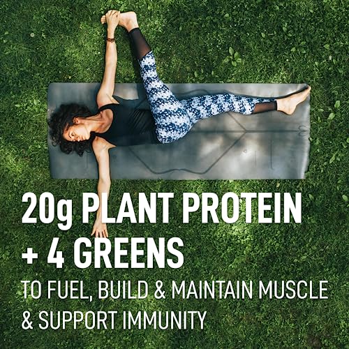 LeanFit Plant-Based Protein & Greens Natural Vanilla – 20g Plant Protein + 4 Leafy Greens LeanFit uk supplements