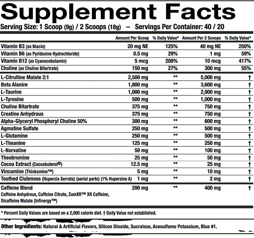 Assault Labs Wild Thing Pre Workout Powder Blend of Di-Citrulline Malate,Beta Alanine Assault Labs uk supplements