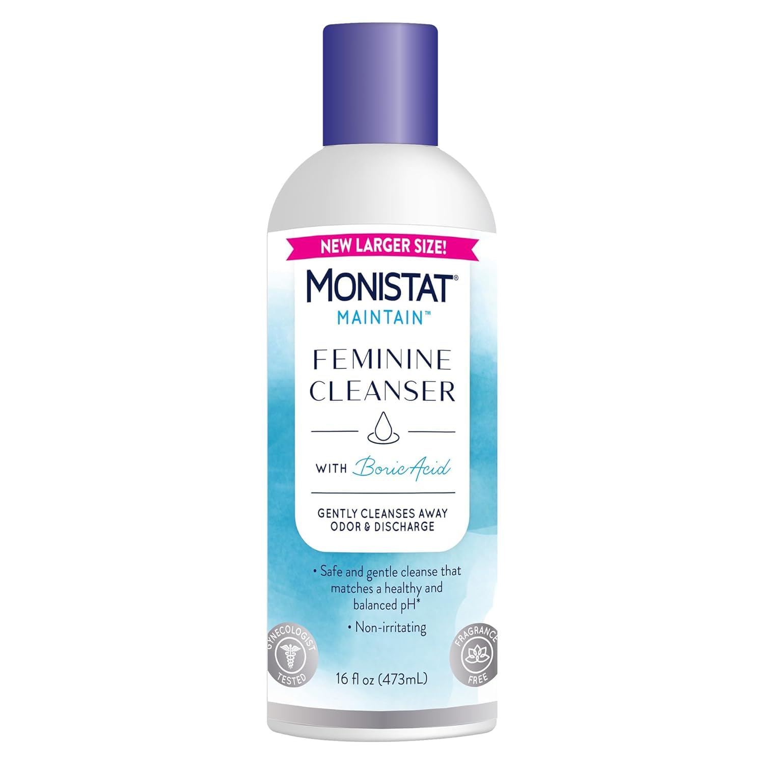 Monistat Boric Acid Feminine Cleanser, (2 Wash & 2 Cloth) Variety Pack Monistat uk supplements