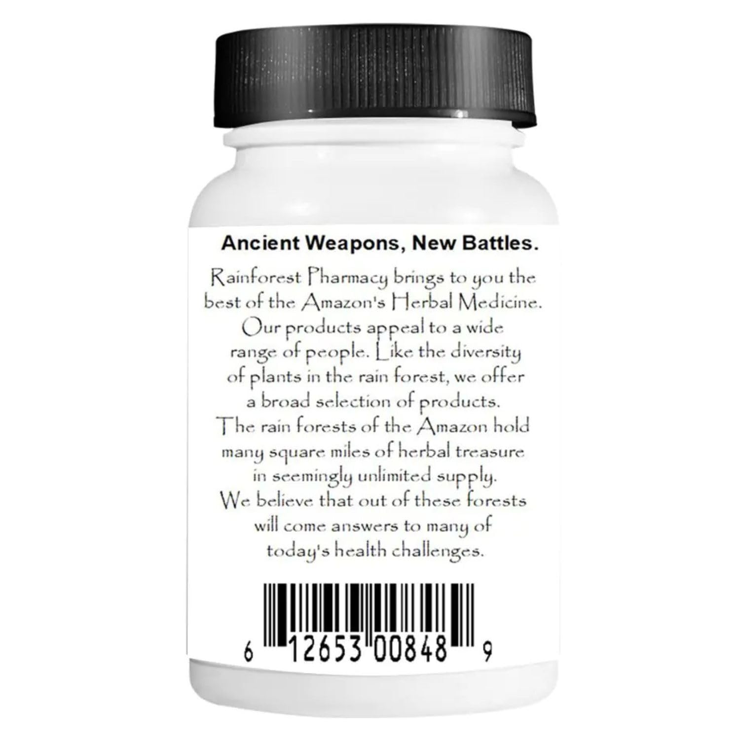 Amazon Lung Support 500mg, 120 Vegetarian Capsules | Ecologically Wildcrafted Herbal Blend for Lung Support | Non-GMO Rainforest Pharmacy uk supplements