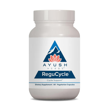 Ayush Herbs Regu-Cycle - Hormone Balance for Women, Hormonal Support, Period Support & Relief, Reproductive Health, Regulate Menstrual Cycle, Ovarian Support Supplement - 60 Vegetarian Capsules Ayush Herbs uk supplements