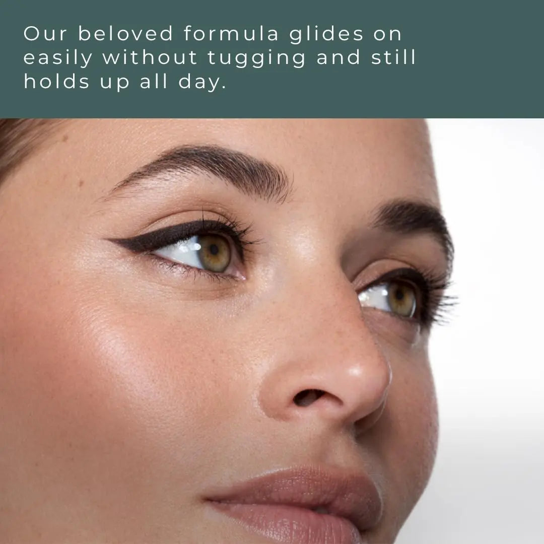 Honeybee Gardens Effortless Eye Liner Pencil, Jet Set Black, Smooth Long-Wearing, Rich Pigment, Vegan & Gluten-Free Honeybee Gardens uk supplements