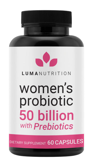 Luma Nutrition Probiotics for Women with Prebiotics - 50 Billion CFU - Formulated for Digestive Luma Nutrition uk supplements