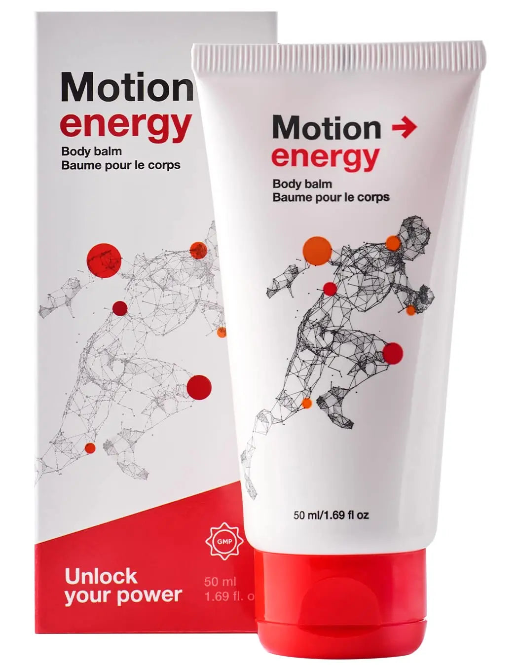 Motion Energy - Body Balm | Eucalyptus, Rosemary, Cinnamon Essential Oils & Ginger | 50 ml | 5 Pack Motion Energy uk supplements