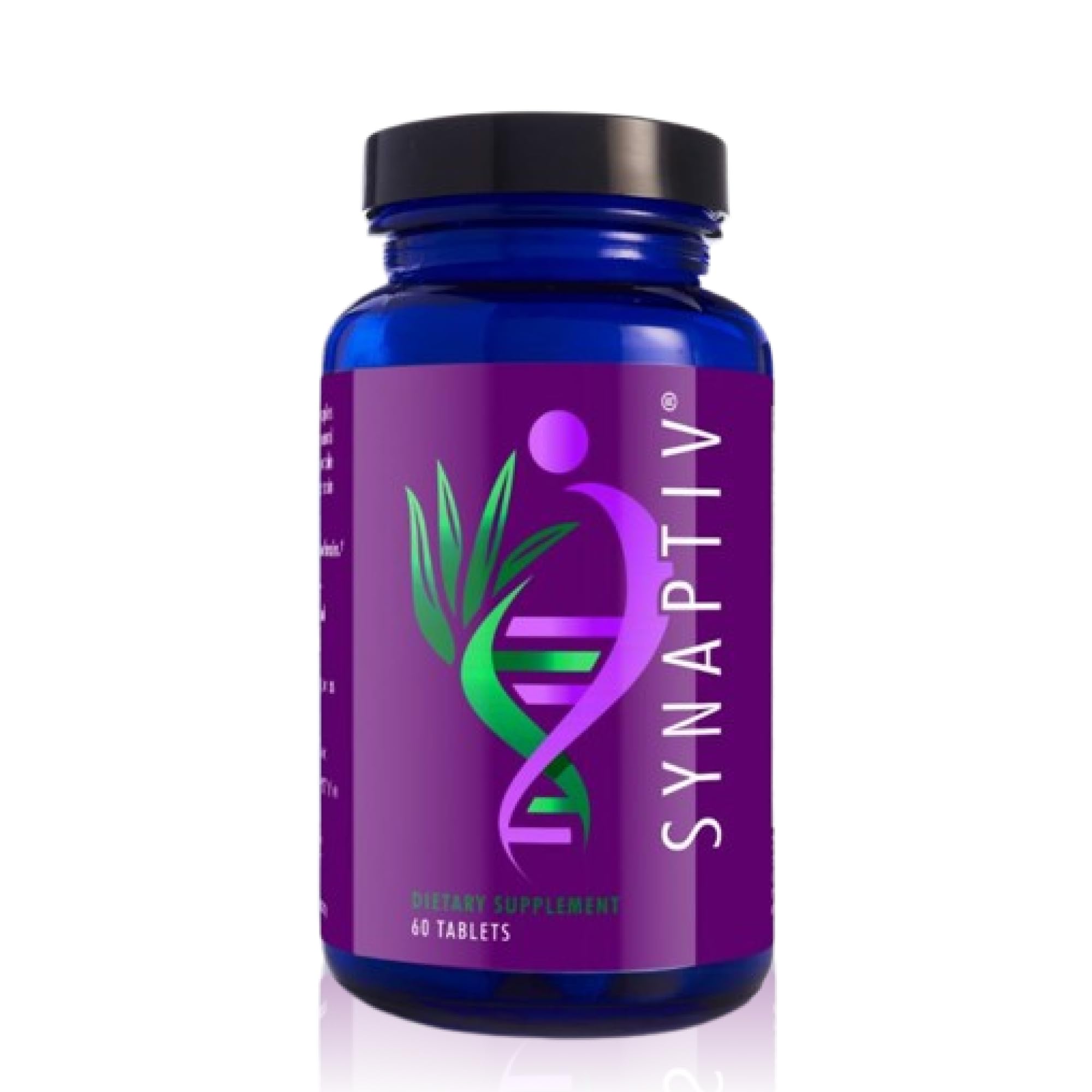 Youngevity Synaptiv™ Brain Support - 12in1 - Ginkgo, Huperzine, Bacopa, Quercetin and More - with Potent Antioxidant Blend + Vitamins - 60 Tablets (Pack of 1) Youngevity uk supplements