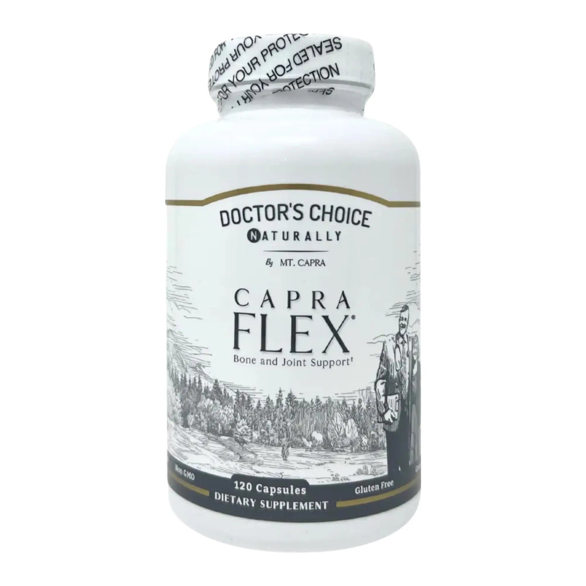 CapraFlex by Mt. Capra | Bone and Joint Support Supplement with Chicken Collagen, Hyaluronic Acid, Turmeric, and Herbs for Joint Vitality | 30 Servings - 120 Capsules Mt Capra uk supplements