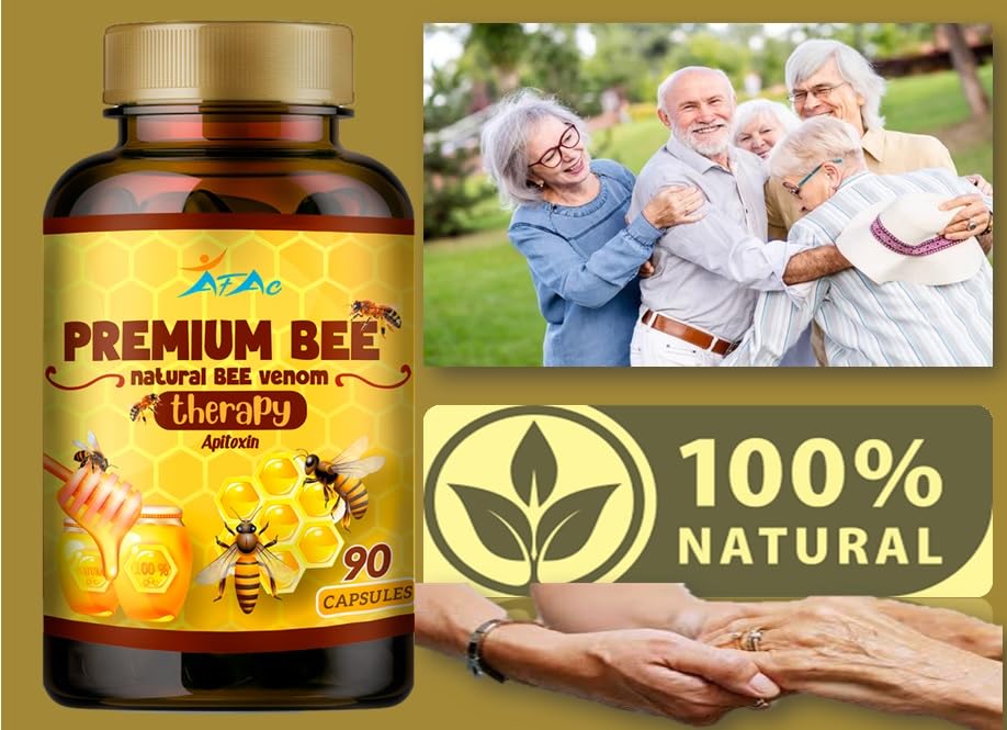 VITAMISAN Premium Natural Bee Venom with glucosamine sulfate Veneno Abeja 90 Capsulas Apitoxin Manuka Honey Dietary Supplement VITAMISAN uk supplements