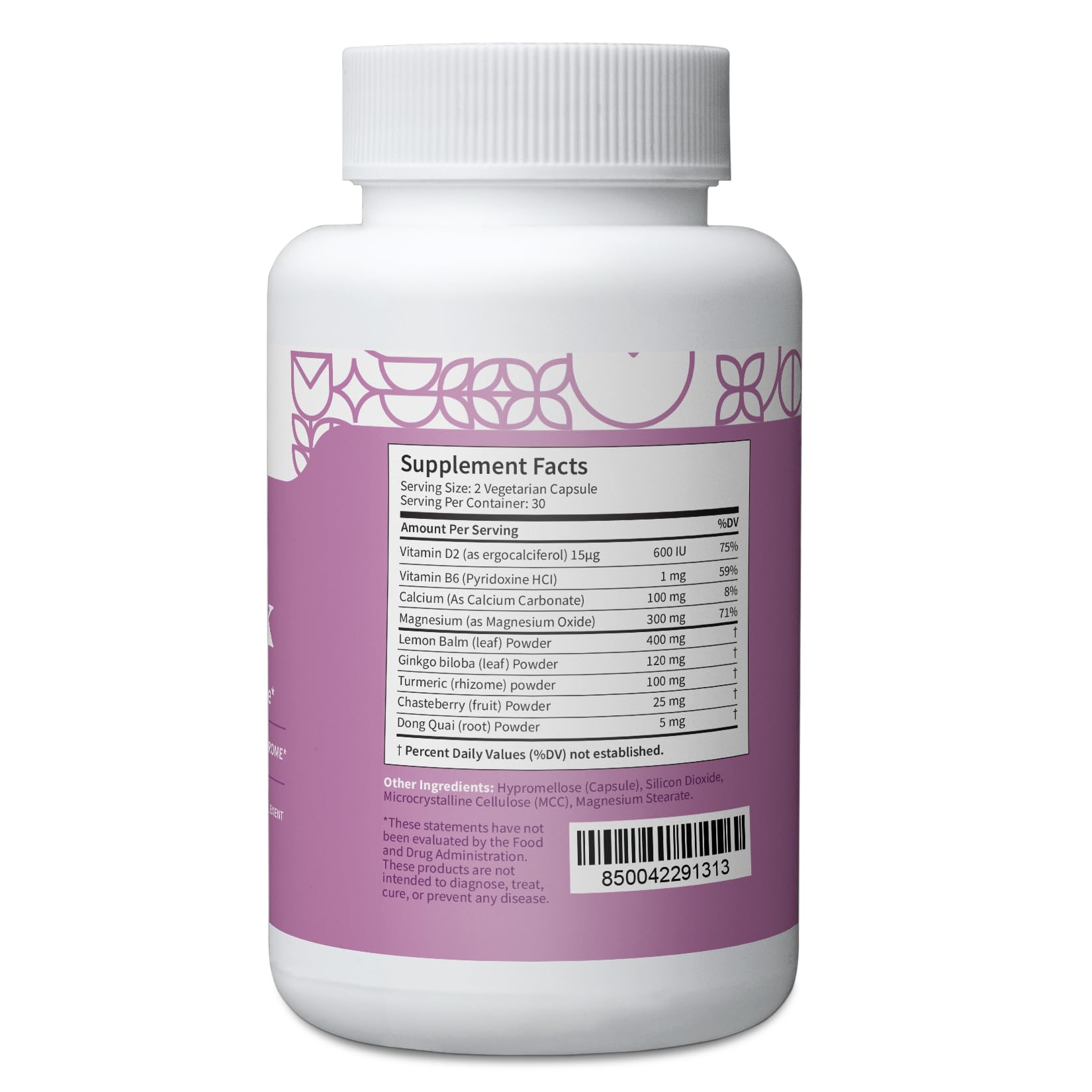 Pattern Wellness PMS Complex – Monthly Cycle Wellness Support – with Vitamin B6, Magnesium & Herbal Extracts – 60 Vegan Capsules Pattern Wellness uk supplements