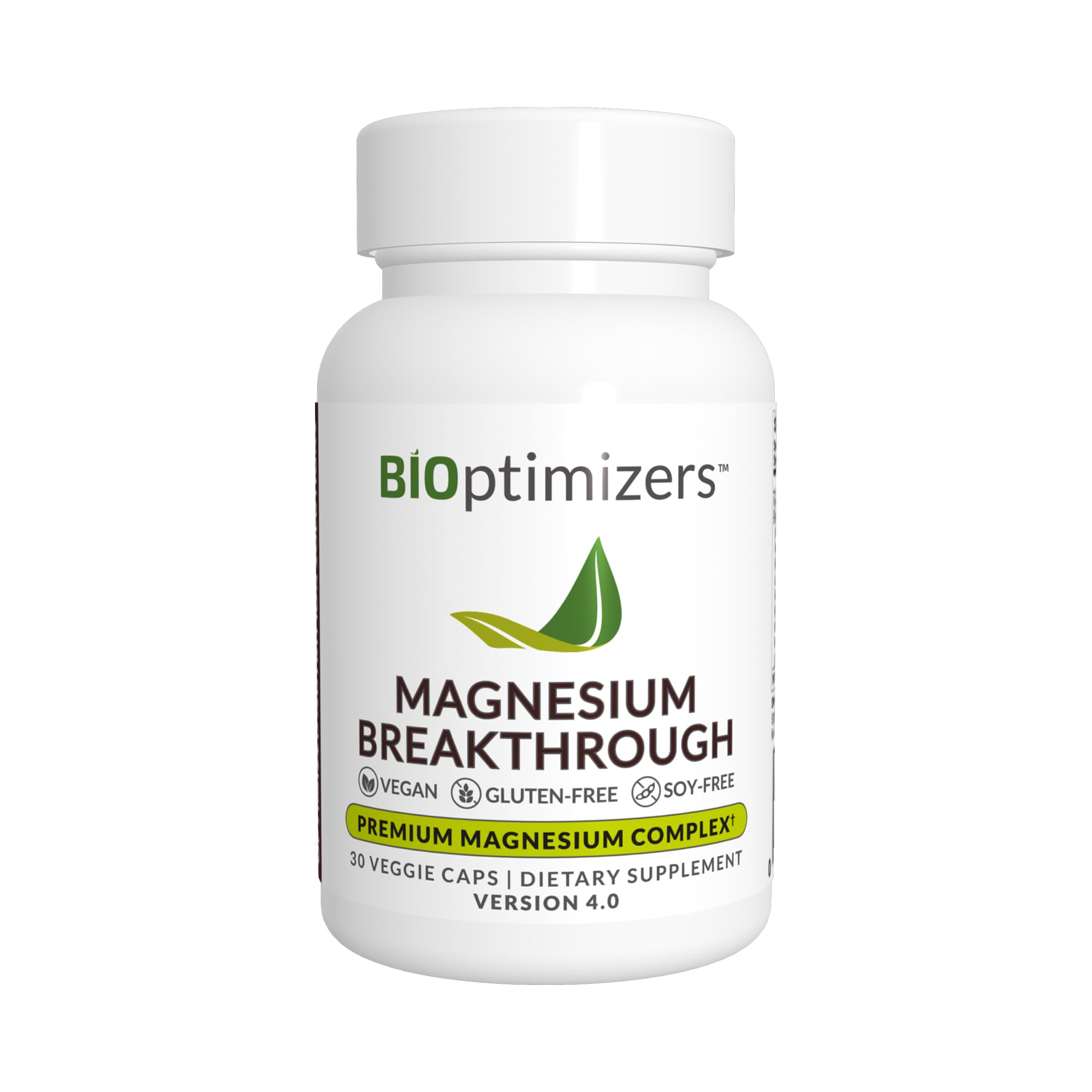 Magnesium Breakthrough Supplement 4.0 - Has 7 Forms of Magnesium: Glycinate, Malate BiOptimizers uk supplements