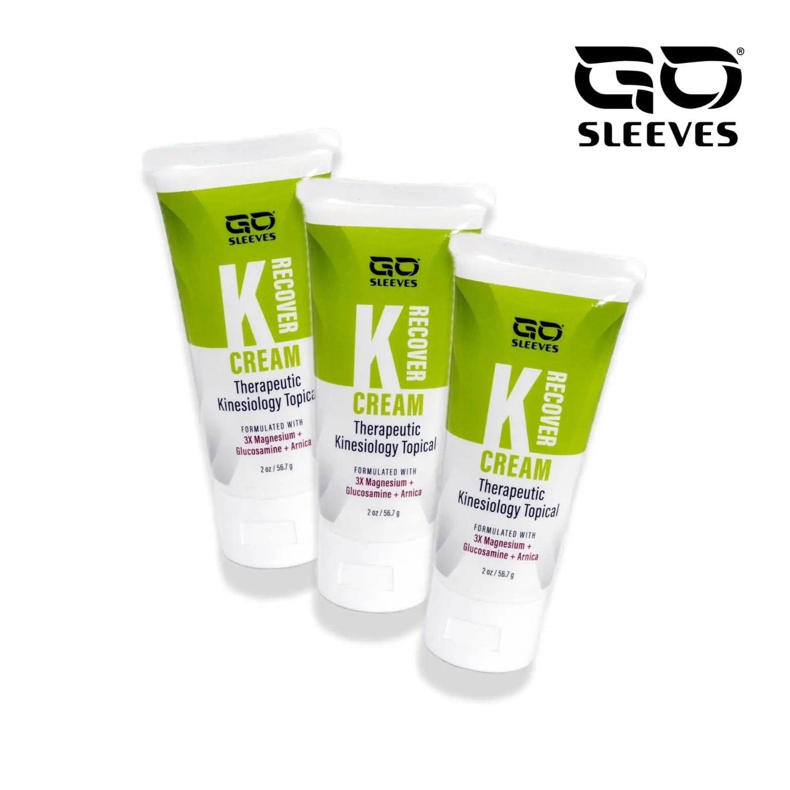 Go Sleeves Sports Recovery Cream - Concentrated Muscle and Joint Recovery Lotion – Magnesium Chloride Cream with Arnica for Muscle Pain and Stiffness from Running, Exercise, Backache – 2 Ounces GO SLEEVES uk supplements