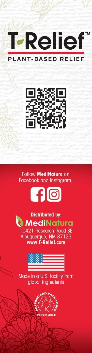 MediNatura T-Relief Extra Strength Discomfort Relief Gel-Extra-Strength Arnica Gel for Fast-Acting Relief-Supports Mobility & Body Aches-Homeopathic & Plant-Based-Paraben-Free-Non-Sticky - 2 oz MediNatura uk supplements