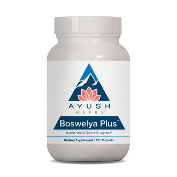 Ayush Herbs Boswelya Plus - Glucosamine Chondroitin Joint Support Supplement, Turmeric Muscle Support for Men & Women, Joint Care with Curcumin - 90 Vegetarian Capsules (1 Count) Ayush Herbs uk supplements