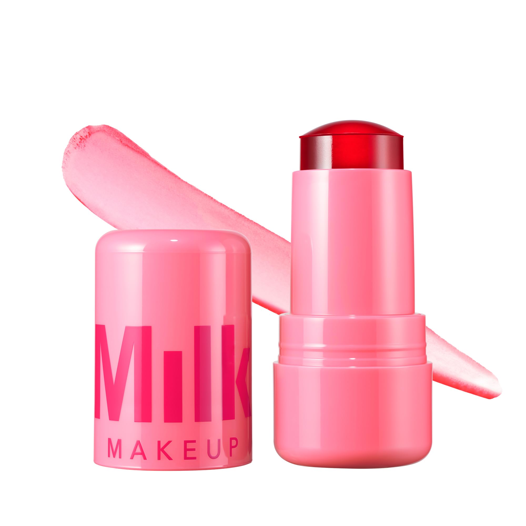 Milk Makeup Cooling Water Jelly Tint – Long-Lasting Sheer Lip + Cheek Stain with Firming Vegan Collagen + Hydrating Aloe – Transfer Proof, Buildable Lip Tint + Blush – Chill (Red), 0.17 oz Milk Makeup uk supplements