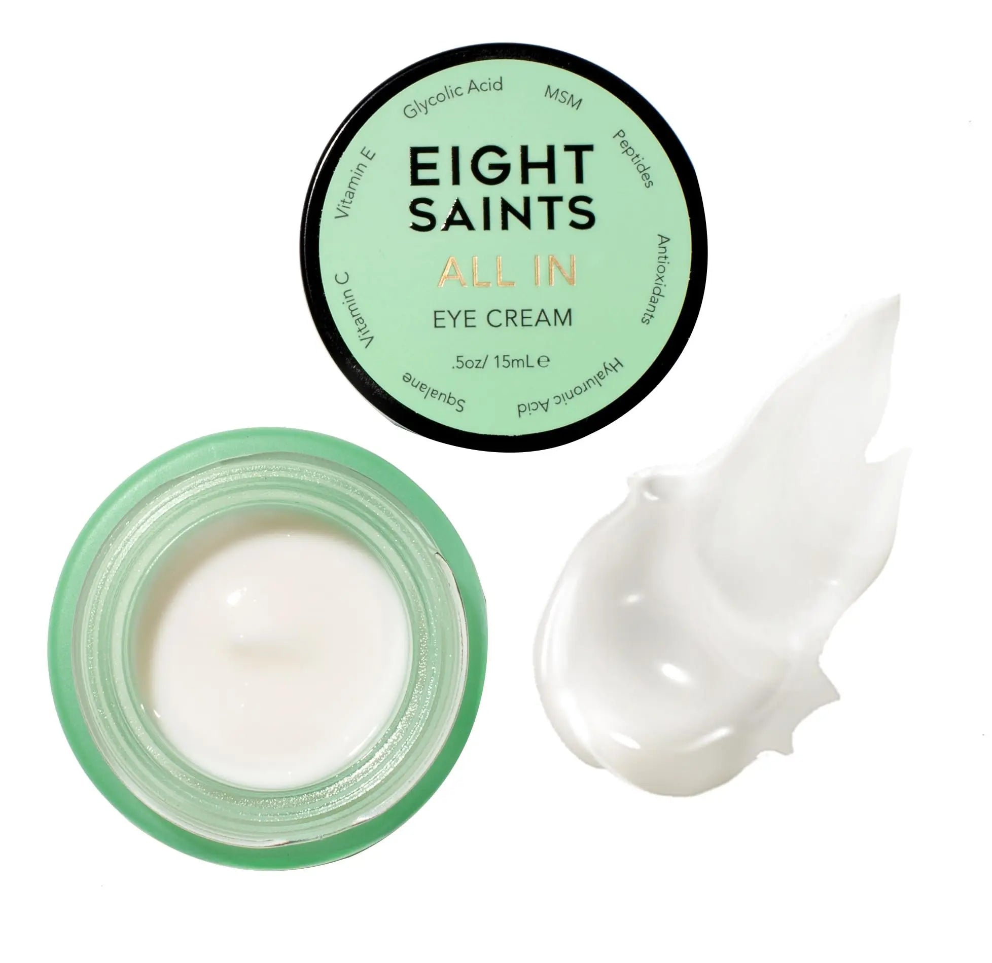 Eight Saints Skin Care All In Eye Cream, Natural and Organic Anti Aging Under Eye Cream to Reduce Puffiness, Wrinkles, and Under Eye Bags, Dark Circles Under Eye Treatment, 0.5 Ounces Eight Saints uk supplements