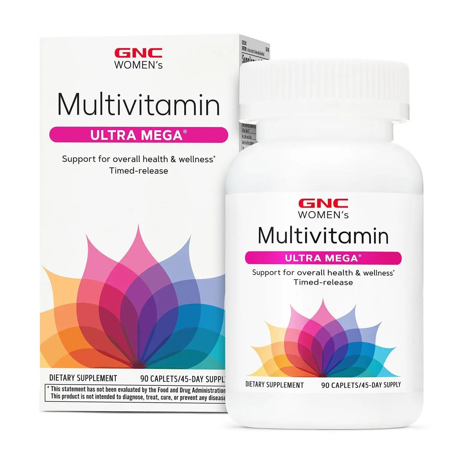 GNC Women’s Ultra Mega Multivitamin Caplets, Clinically Proven to Feel Better, Immune Support, Vitamin A, B, C, D GNC uk supplements