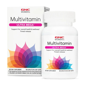 GNC Women’s Ultra Mega Multivitamin Caplets, Clinically Proven to Feel Better, Immune Support, Vitamin A, B, C, D GNC uk supplements