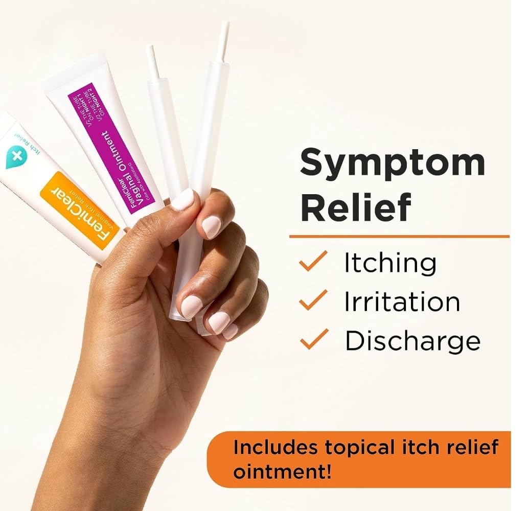 FemiClear 2-Day Dose Yeast Infection and Itch Control Ointment, for Moderate to Intense Symptoms FemiClear uk supplements